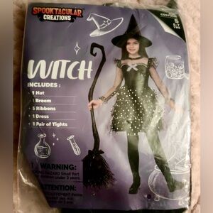 Spooktacular Creations Witch Costume for Kids - Black and White